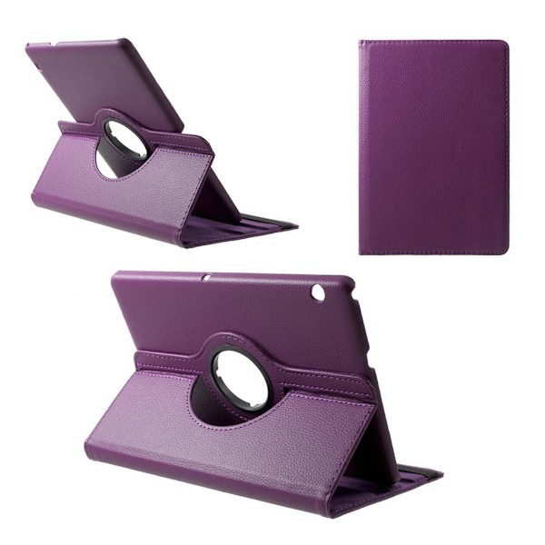 Huawei MediaPad T3 10 Etui med elakstik strop - Lilla Purple