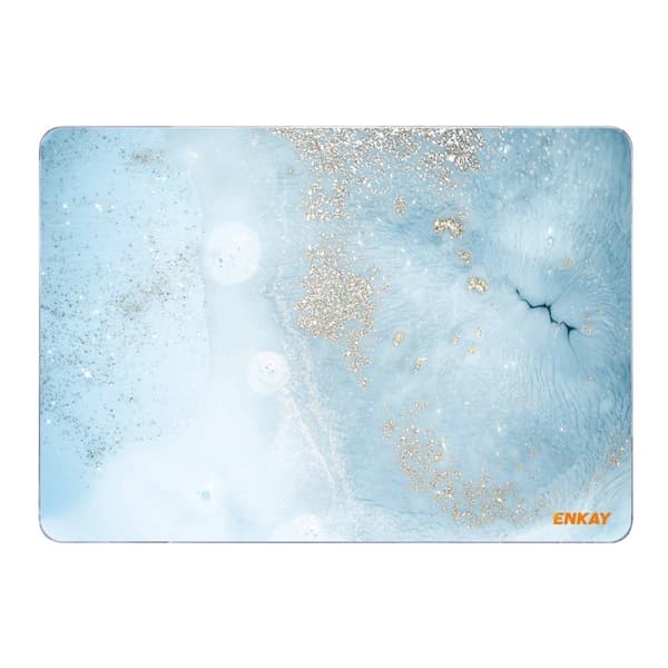 HAT PRINCE MacBook Pro 16 M1 / M1 Max (A2485, 2021) deksel med streamer-lysmønster - Blå Og Blå Blue