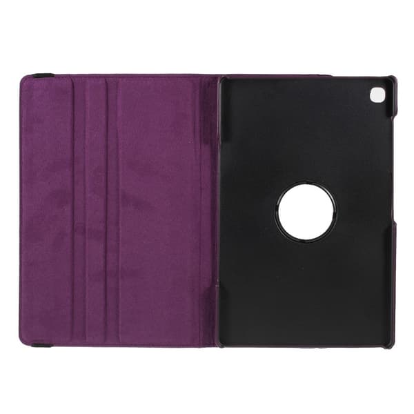 Foldbart etui med Lichi-tekstur til Samsung Galaxy Tab S6 Lite - Lilla Purple