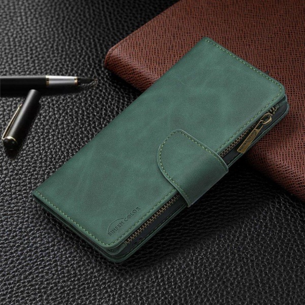 Premium Wallet Samsung Galaxy A72 5g Flip Etui - Grøn Green