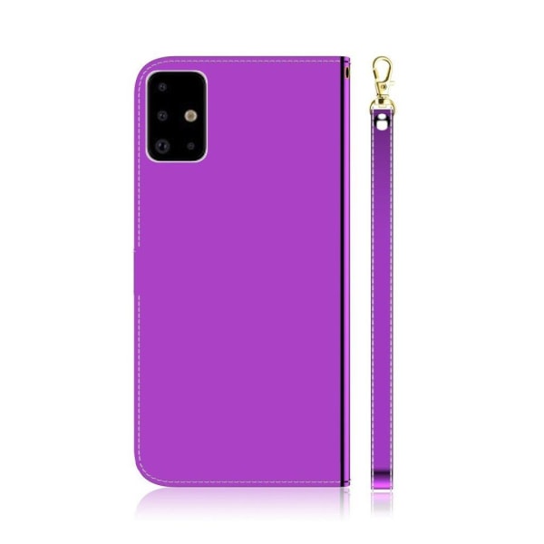 Mirror Samsung Galaxy A71 flip etui - Lilla Purple