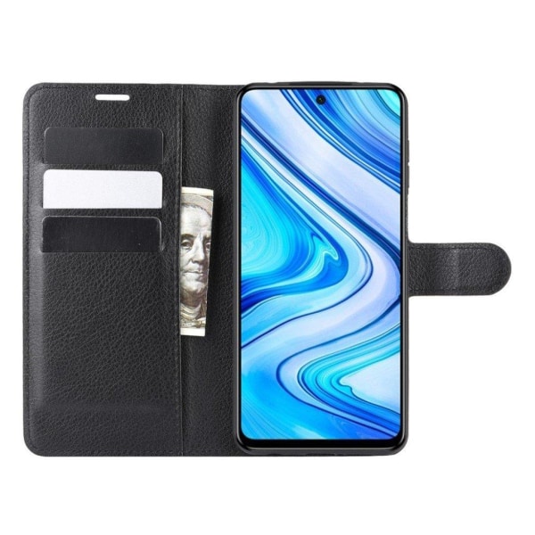 Classic Xiaomi Redmi Note 9 Pro / Note 9S / 9 Pro Max kotelot - Musta Black