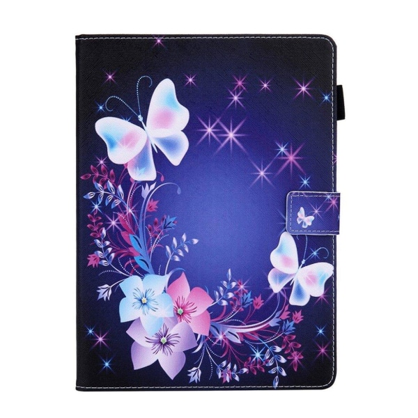 iPad Air (2020) / Pro 11 inch (2020) mønster læder etui - blomst Blue