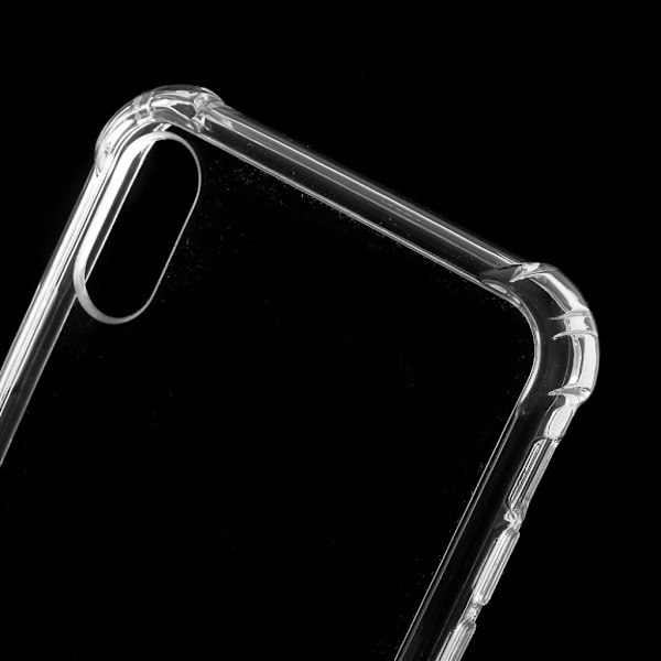 IPhone 9 mobilskal akryl silikon stötdämpande transparent Transparent