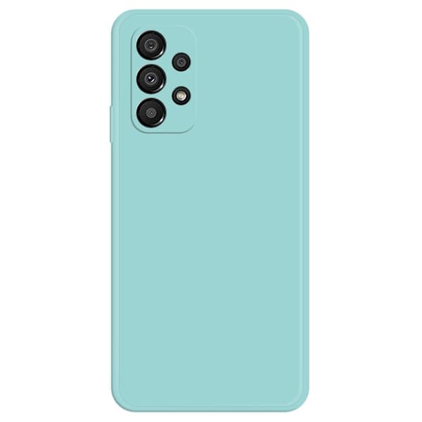 Avfasat gummerat droppskydd för Samsung Galaxy A33 5G - Cyan Grön