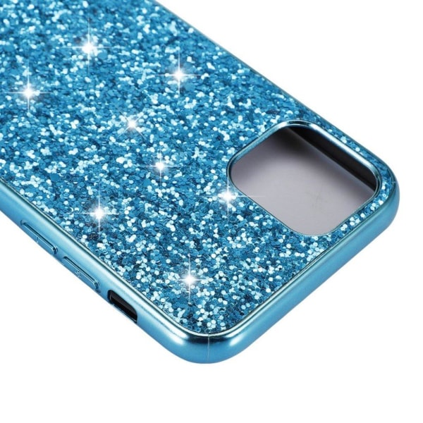 Glitter iPhone 11 Pro Max cover - Blå Blue