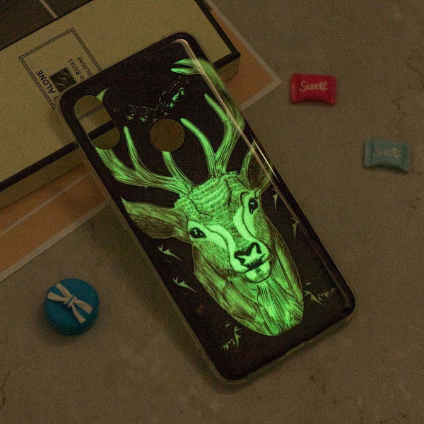 Xiaomi Redmi S2 mobilskal silikon självlysande - Älg Brun