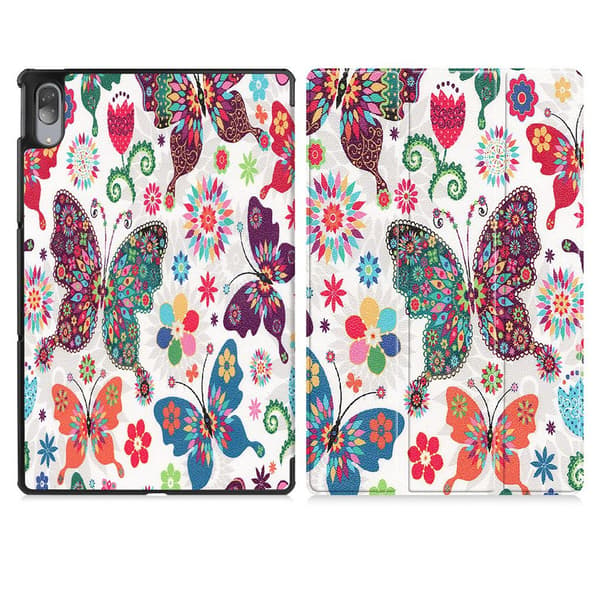 Lenovo Tab P11 Pro læderetui med cool mønster - Skønhed Multicolor