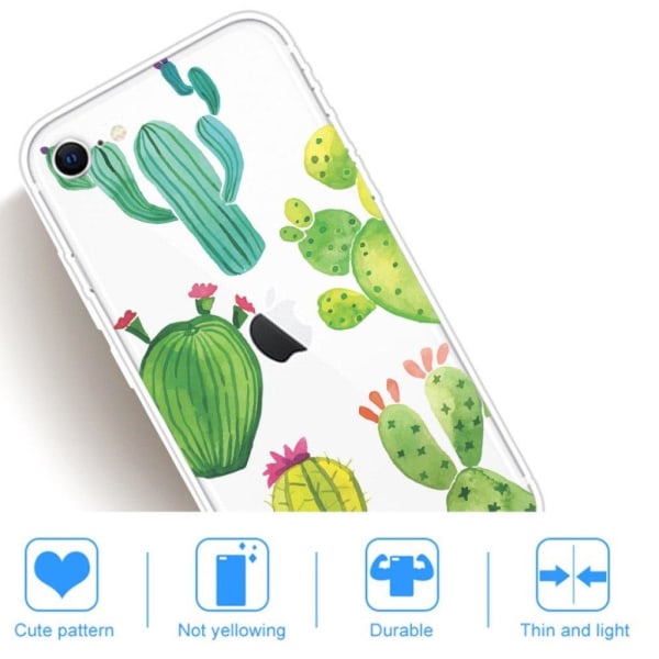 Deco iPhone SE 2020 skal - Kaktus Grön