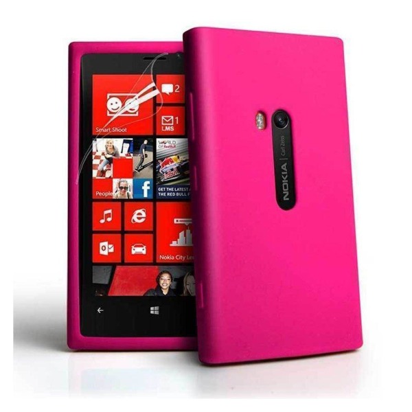 Nokia Lumia 920 Transparent Plast Cover (Blødt) (Pink) Pink