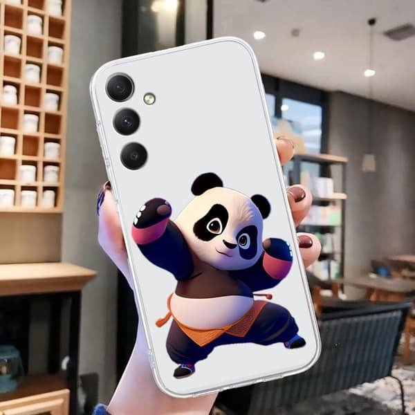 Imagine Samsung Galaxy S24 kotelot - Panda Black