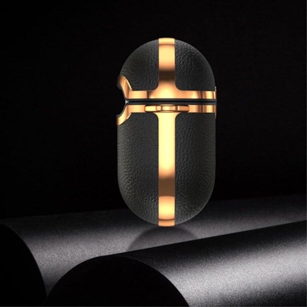 AirPods Pro 2 elektropläteringsfodral med spänne - Blå / Silver Blå