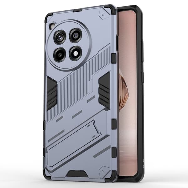 Stødsikkert moderne OnePlus Ace 3 / OnePlus 12R hybridcover - Mørkeblå Blue