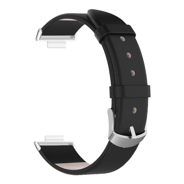 Huawei Watch Fit 2 urrem i læder - Sort Black