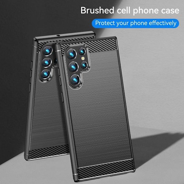 Carbon Flex Fodral Samsung Galaxy S23 Ultra - Svart Svart