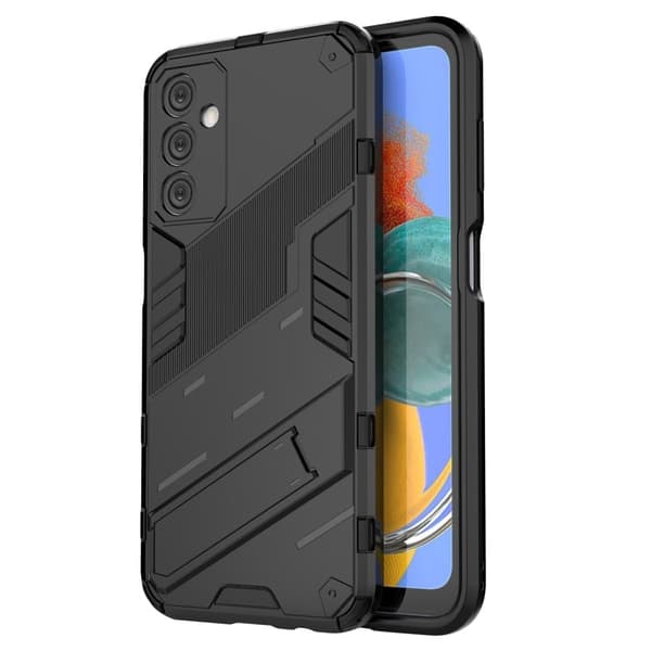 Shockproof Hybrid Deksel med A Modern Touch til Samsung Galaxy M14 - Svart Black