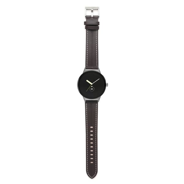 Klockarmband i äkta läder till Google Pixel Watch - Kaffe Brun