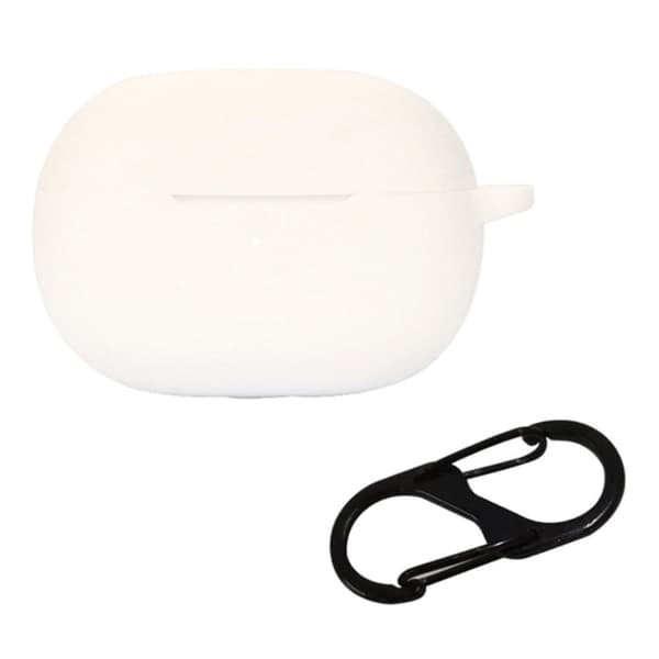 Xiaomi Redmi Buds 4 Pro silikoneetui med spænde - Hvid White