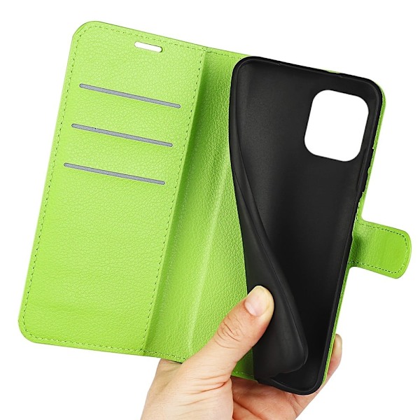 Classic Nokia G11 / Nokia G21 flip kuoret - Vihreä Green