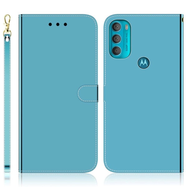 Mirror Motorola Moto G71 5G fodral - Blå Blå