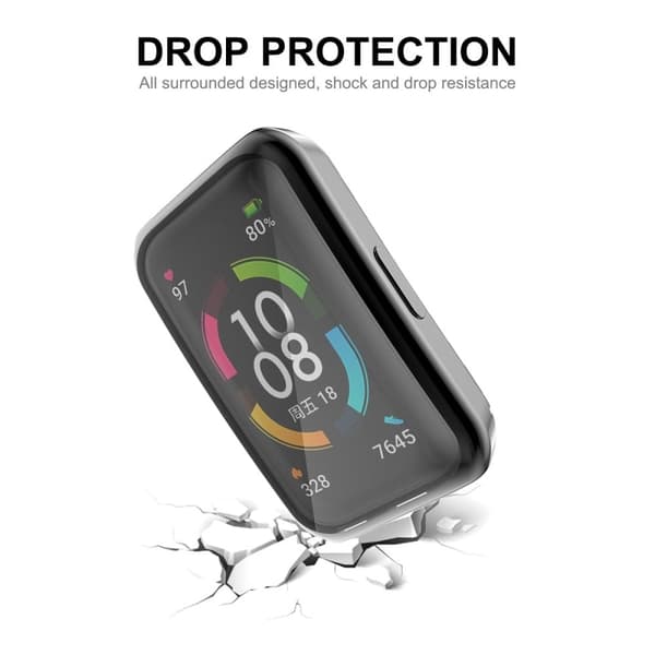 ENKAY Huawei Band 7 / Honor Band 6-deksel - Sølv Silver grey