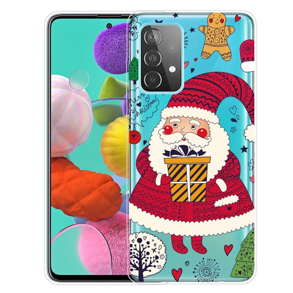 Jul Samsung Galaxy A33 5G fodral - Tomten Kommer Med Presenter Röd
