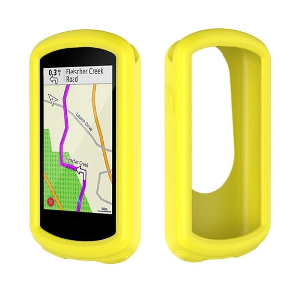 Garmin Edge 1030 Slitstarkt skydds skal - Gul Gul
