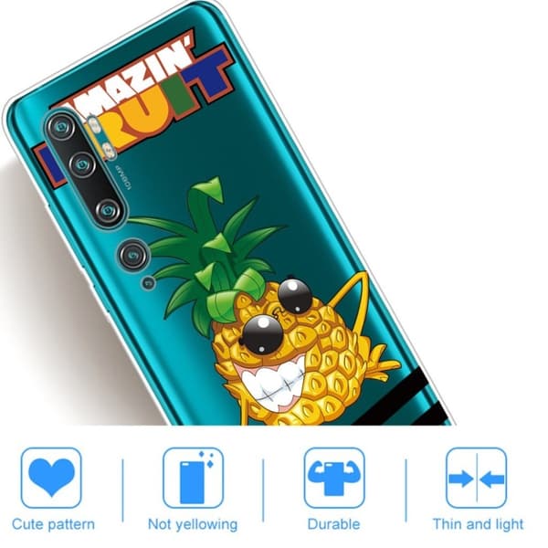 Deco Xiaomi Mi CC9 Pro / Mi Note 10 deksel - Pineapple Yellow