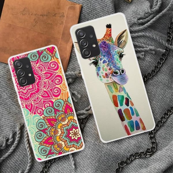 Deco Samsung Galaxy A33 5G deksel - Tiger Multicolor