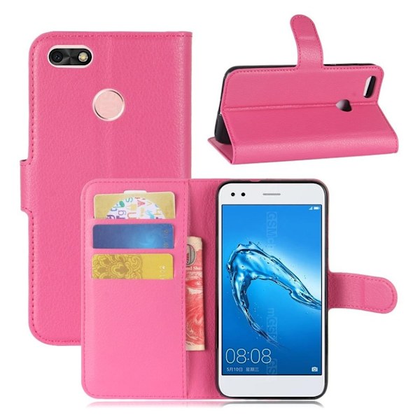Huawei P9 Lite Mini Huawei P9 Lite Mini Vikbart läder fodral - Rosa Rosa