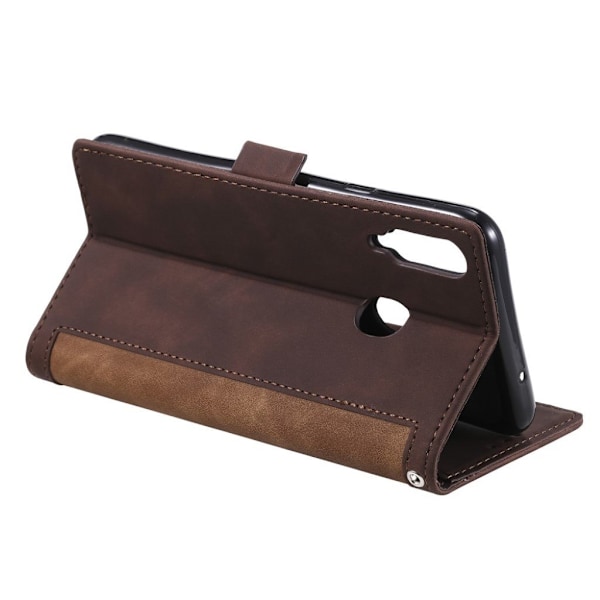 Suburbian läder Samsung Galaxy A20s fodral - Brun Brun