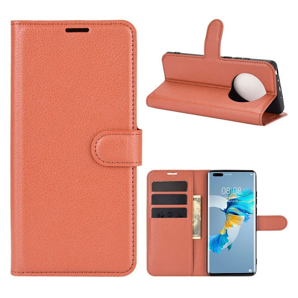 Classic Huawei Mate 40 Pro Flippetui - Brun Brown
