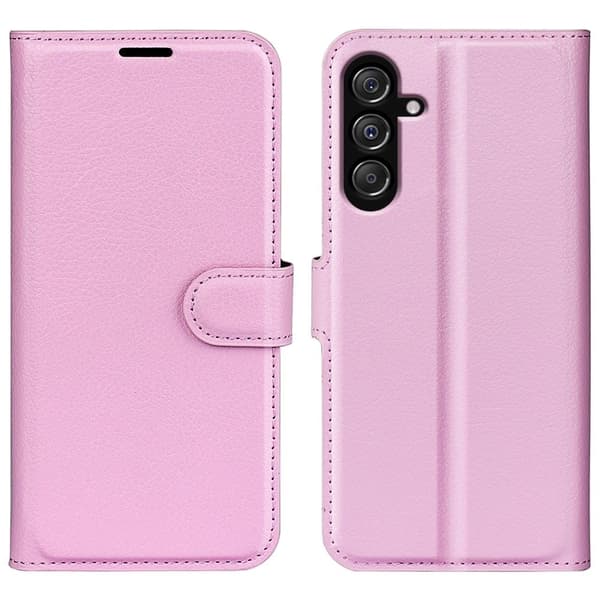 Klassisk Samsung Galaxy M34 Flip Etui - Lyserød Pink