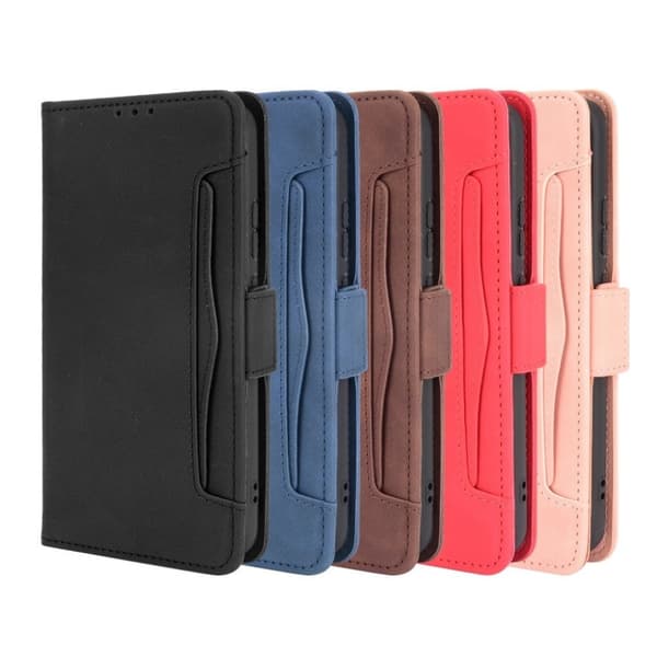 Modern-styled Lær Lommebok Etui til Nokia 7.3 - Blå Blue