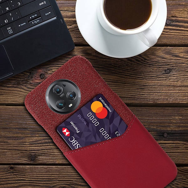 Bofink Honor Magic5 Pro Kort Cover - Rød Red