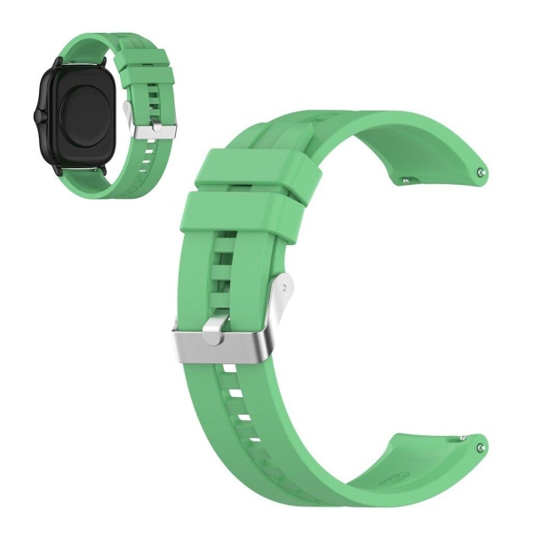 20 mm silikoneurrem til Amazfit GTS-enheder - Mint Grøn Green