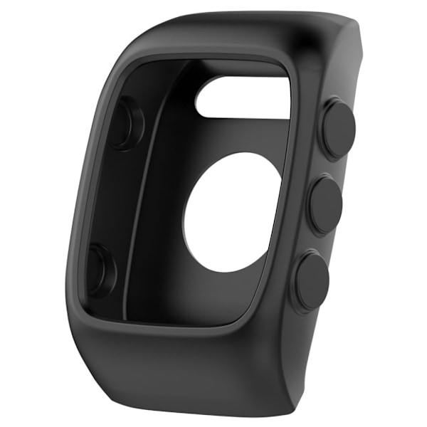 Iskunkestävä suojakuori Polar M400-kellolle - Musta Black