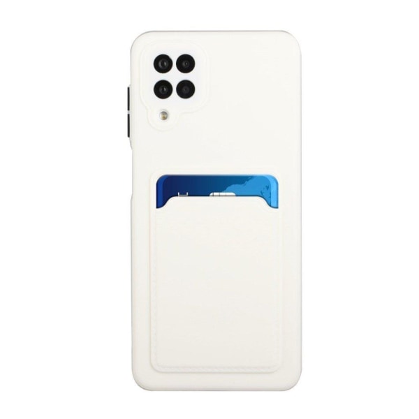 Card Holder Cover til Samsung Galaxy M12 - Hvid White