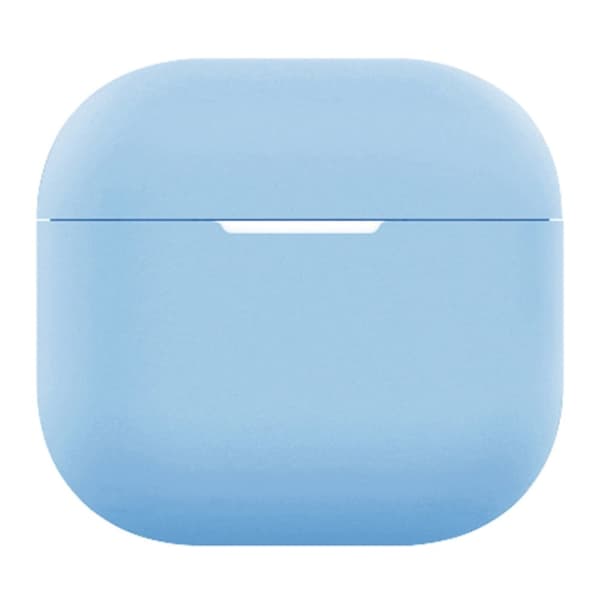 AirPods 4 Silikonfodral Bluetooth hörlurar Anti-rep Skyddshölje - Himmelsblå Blå