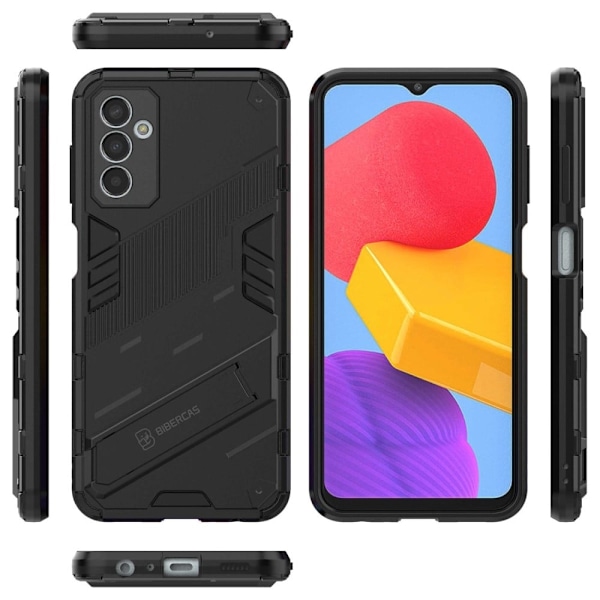 Shockproof Hybrid Suojakuori With A Modern Touch For Samsung Galaxy M13 4g - Musta Black