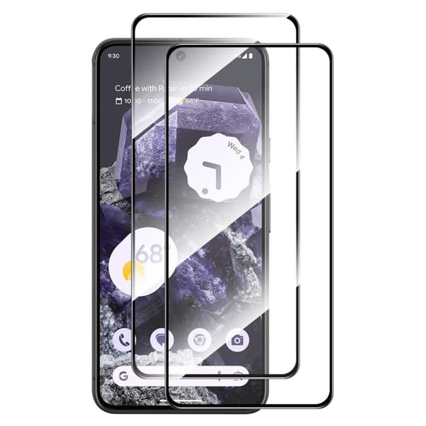 2-pack HAT PRINCE 0,26 mm glasskärmskydd för Google Pixel 8 Transparent