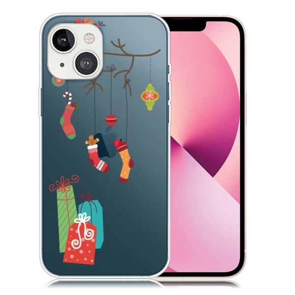 Julecover fleksibelt cover iPhone 13 mini 5.4 inch - Gaver Multicolor
