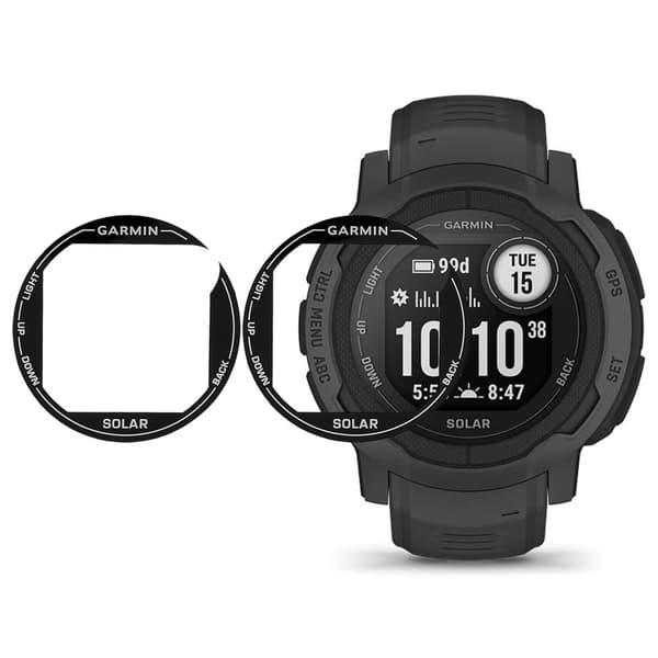 2 stk. Garmin Instinct 2 HD PMMA-skærmbeskyttelse Transparent