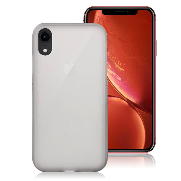 iPhone Xr skridsikkert etui - Grå Silver grey