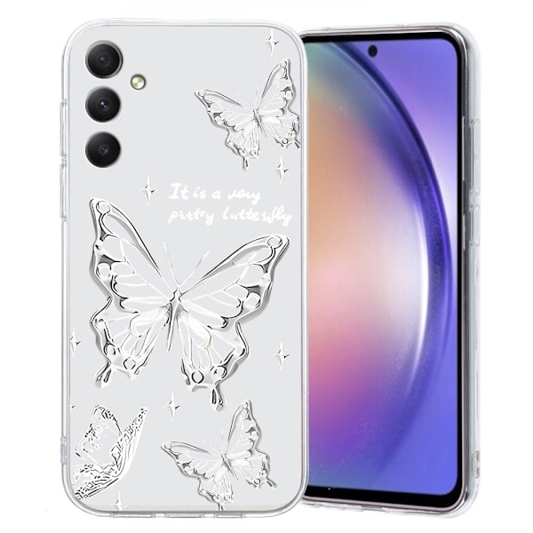Imagine Samsung Galaxy A35 kotelot - Perhonen White