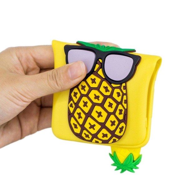 Huawei P30 3D kuvio pehmeä suojakotelo - Ananas Multicolor