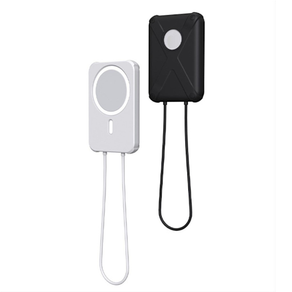 Apple MagSafe Charger silikone cover i rustningsstil - Grå Silver grey
