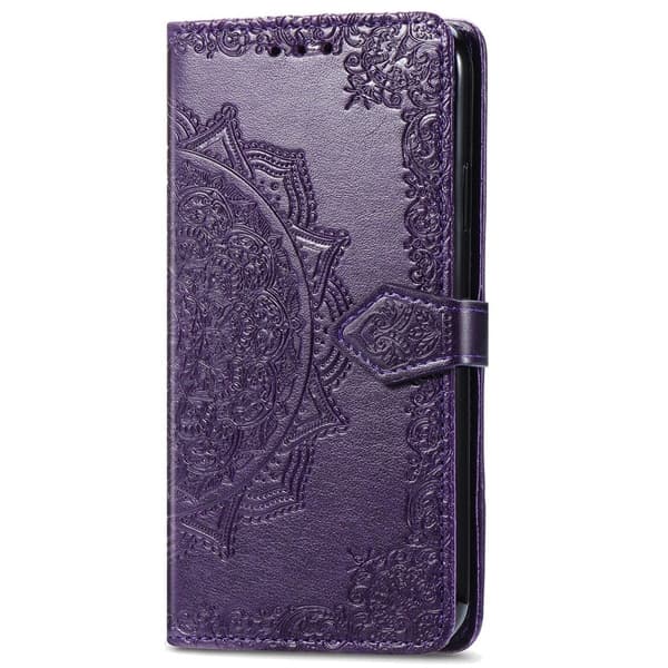 Mandala Nothing CMF Phone 1 læderetui - Lilla Purple