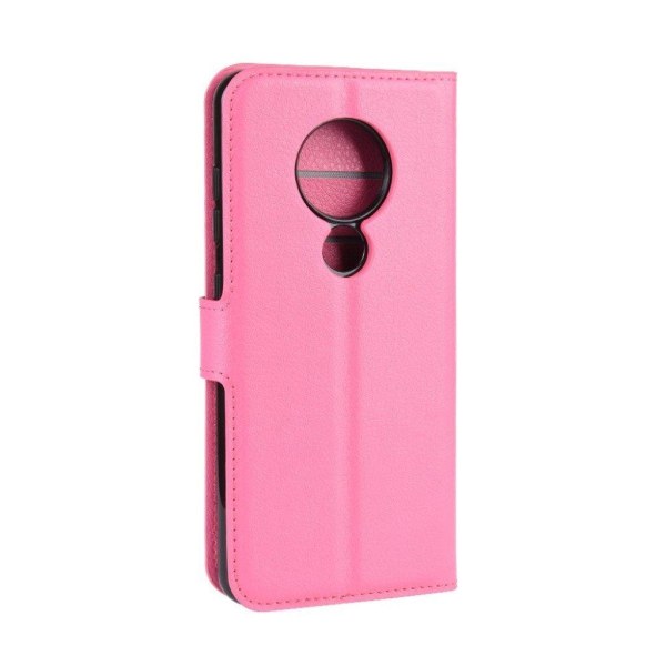 Classic Nokia 6.2 flip etui - Rose Pink