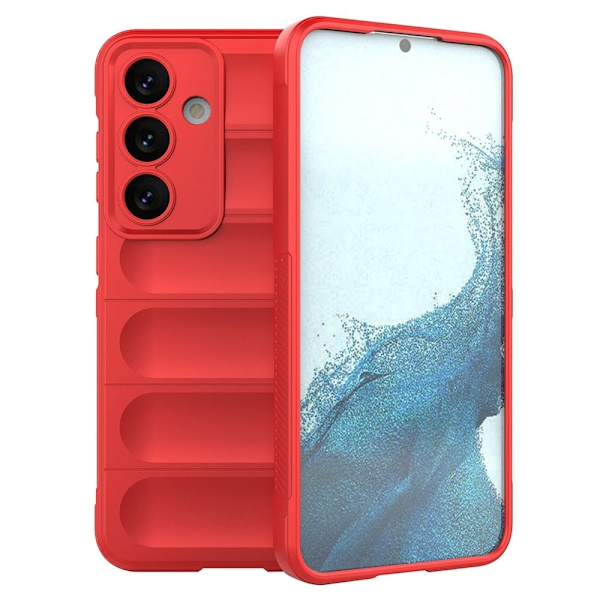 Blødt grebsformet Samsung Galaxy S24 Plus cover - Rød Red